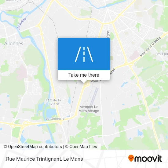 Rue Maurice Trintignant map