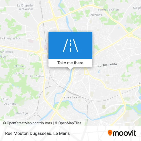 Rue Mouton Dugasseau map