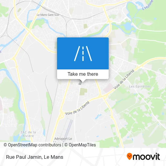 Rue Paul Jamin map