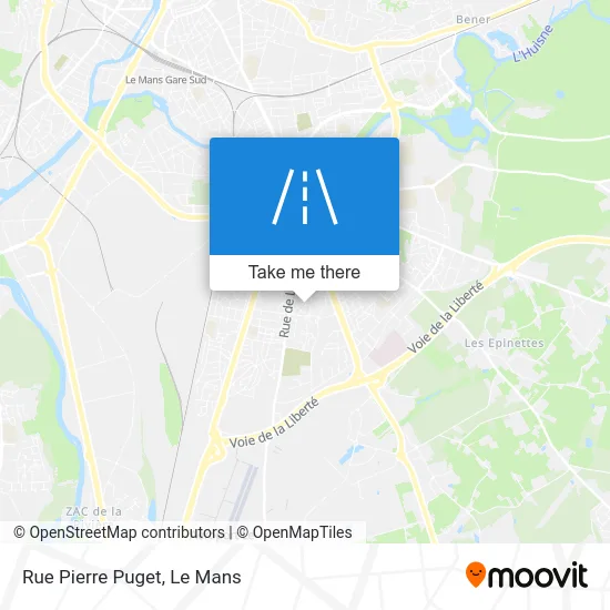 Mapa Rue Pierre Puget