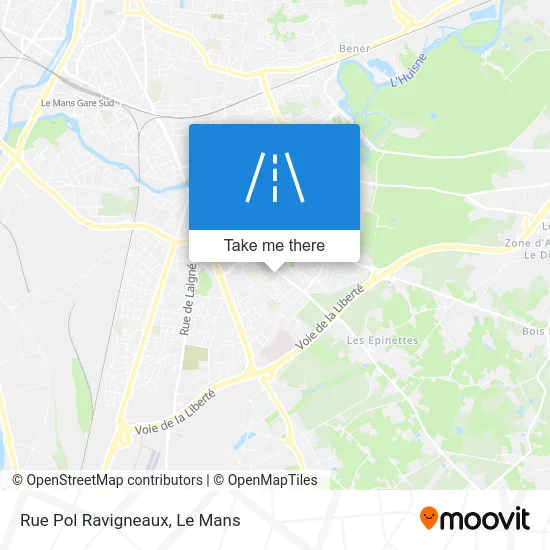 Rue Pol Ravigneaux map