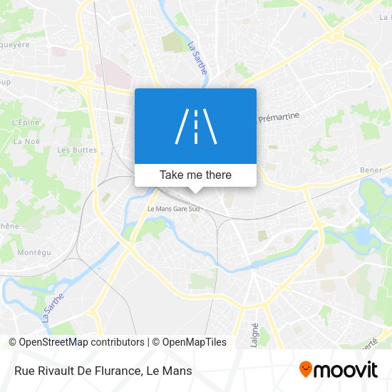 Rue Rivault De Flurance map