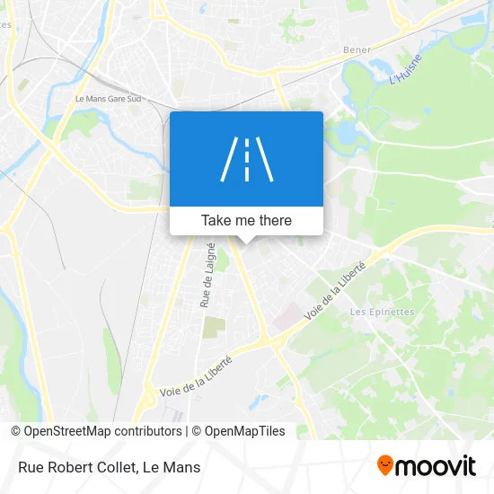 Mapa Rue Robert Collet