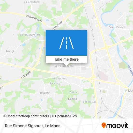 Rue Simone Signoret map