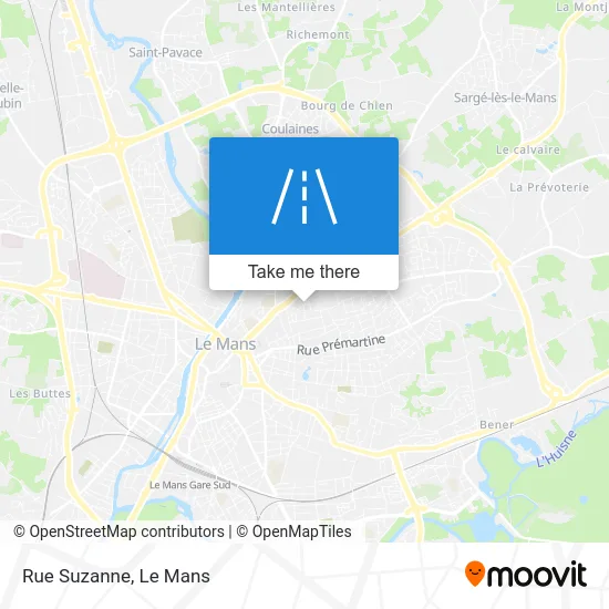 Rue Suzanne map
