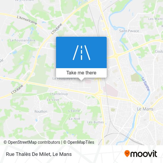 Rue Thalès De Milet map