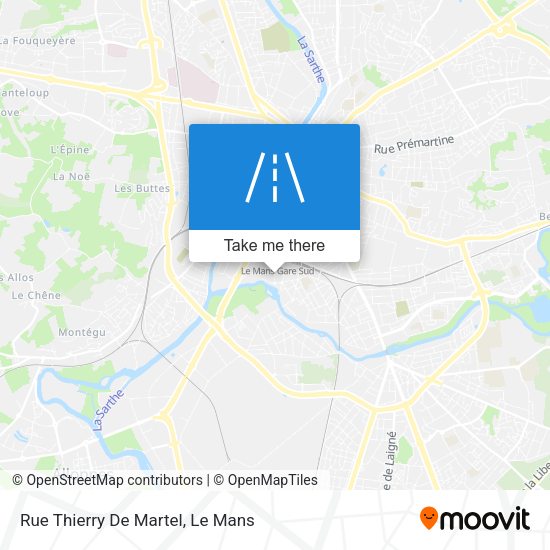Rue Thierry De Martel map