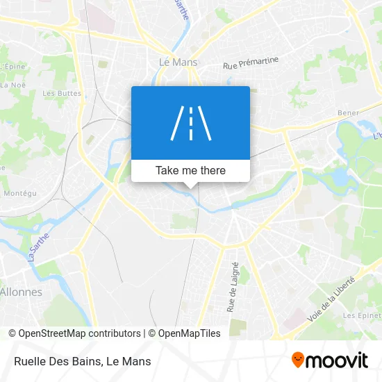 Ruelle Des Bains map