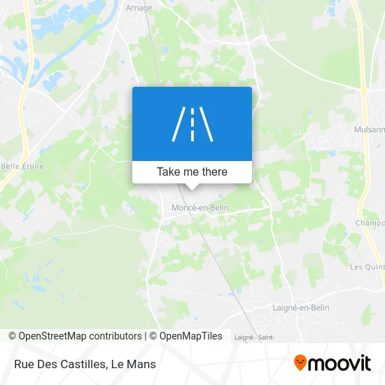 Rue Des Castilles map