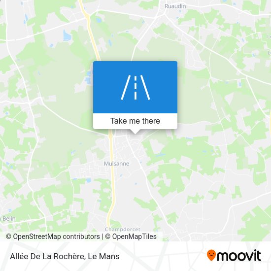 Allée De La Rochère map