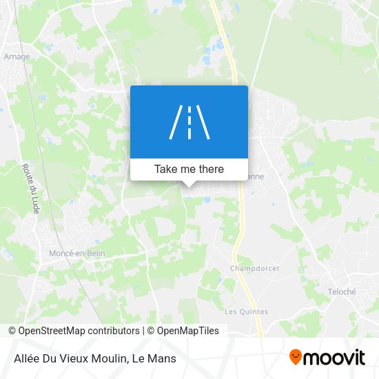 Allée Du Vieux Moulin map