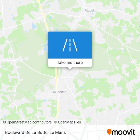 Boulevard De La Butte map