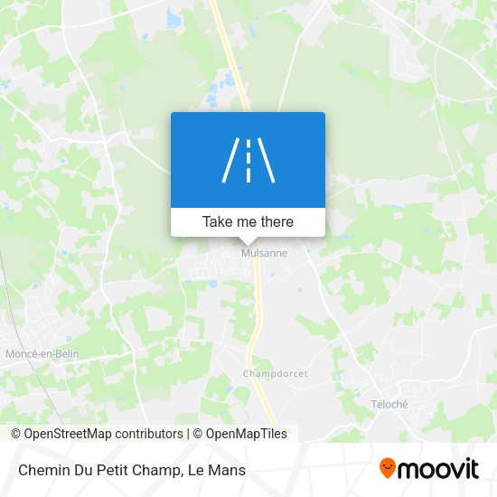 Chemin Du Petit Champ map