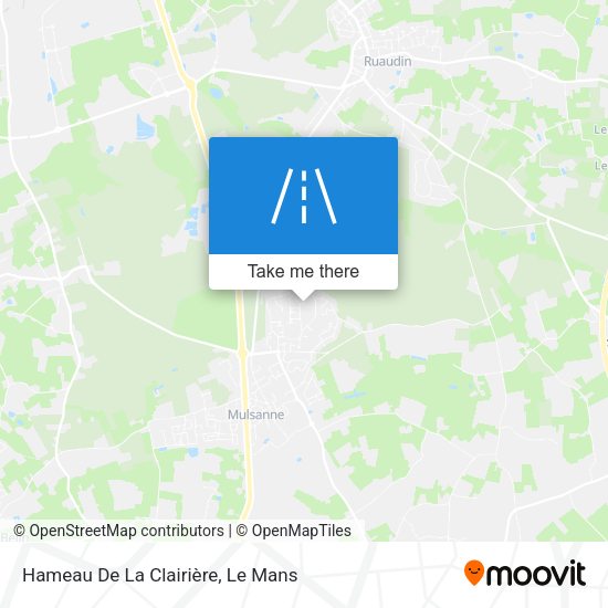 Hameau De La Clairière map