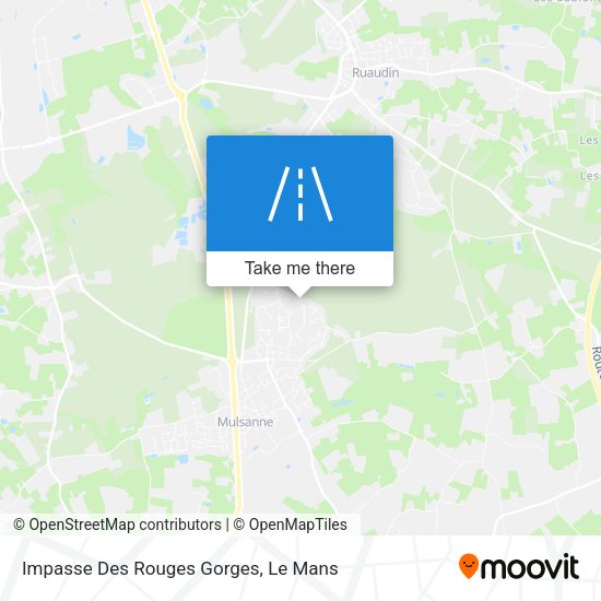 Impasse Des Rouges Gorges map