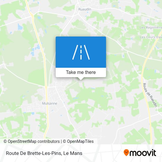 Route De Brette-Les-Pins map