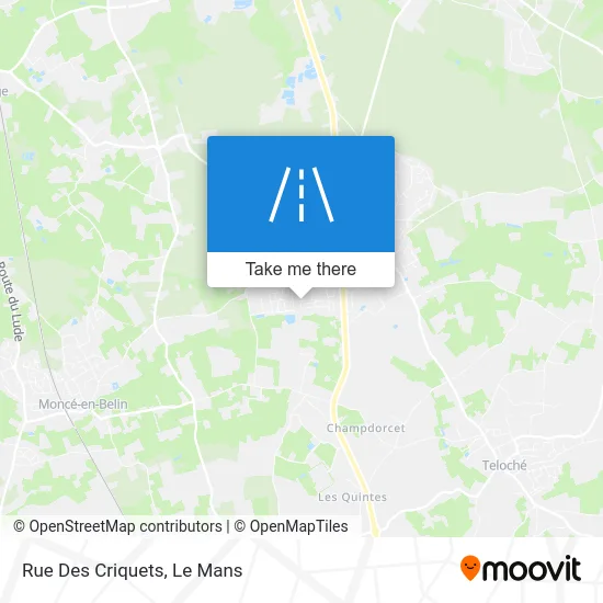 Rue Des Criquets map