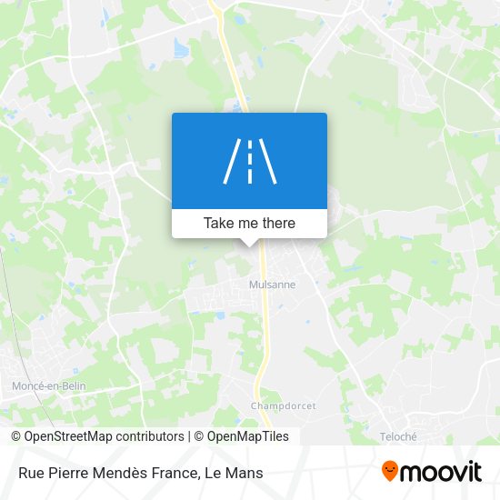 Rue Pierre Mendès France map