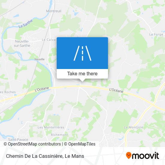 Chemin De La Cassinière map