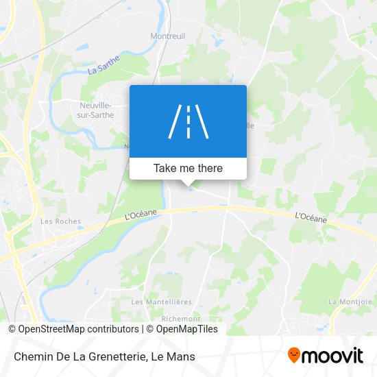 Chemin De La Grenetterie map