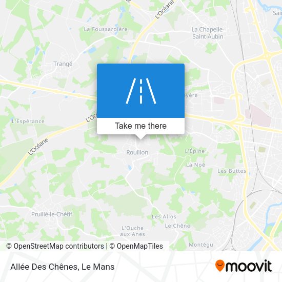 Allée Des Chênes map