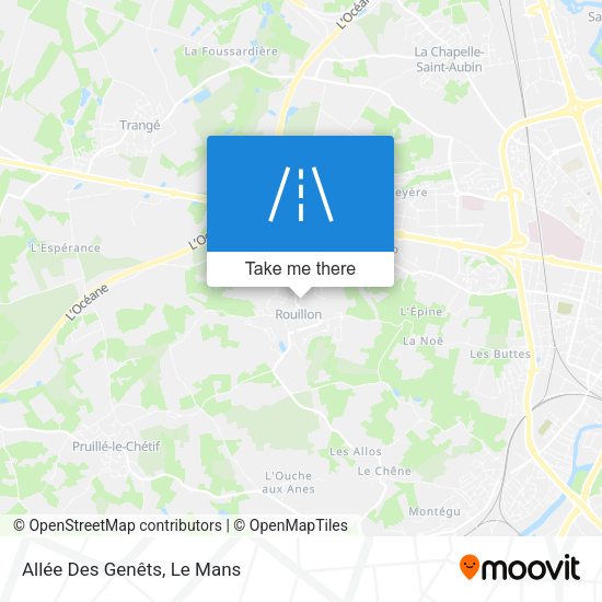 Allée Des Genêts map