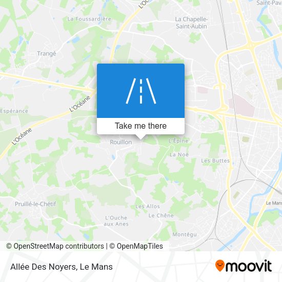 Allée Des Noyers map