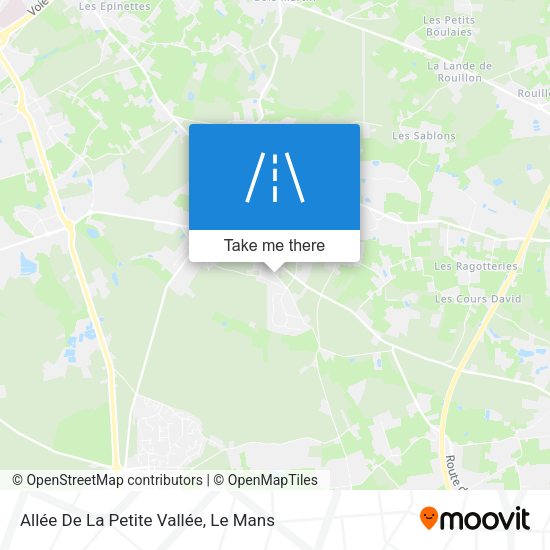 Allée De La Petite Vallée map