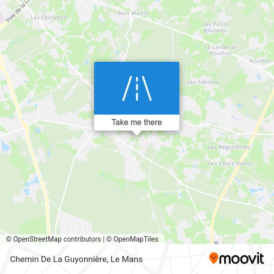 Chemin De La Guyonnière map
