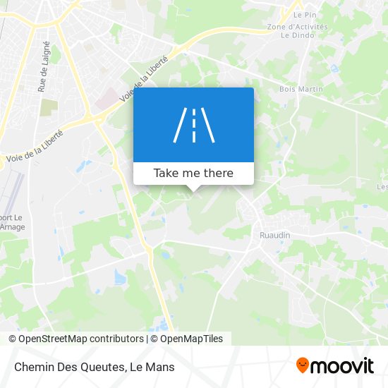 Chemin Des Queutes map