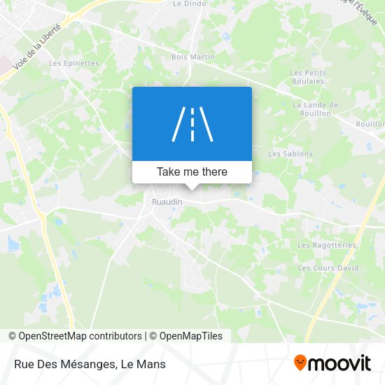 Rue Des Mésanges map
