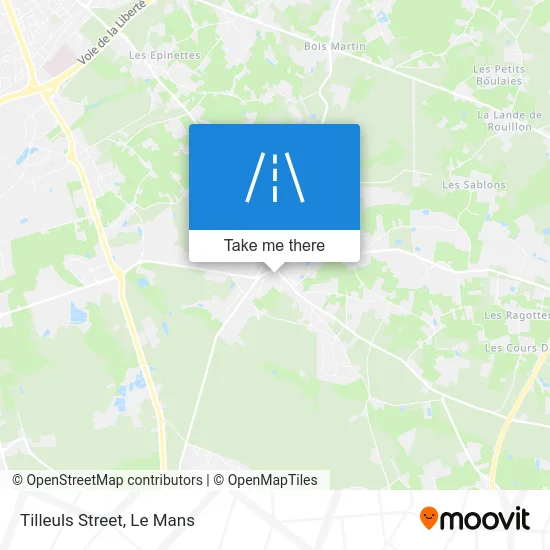 Rue Des Tilleuls map