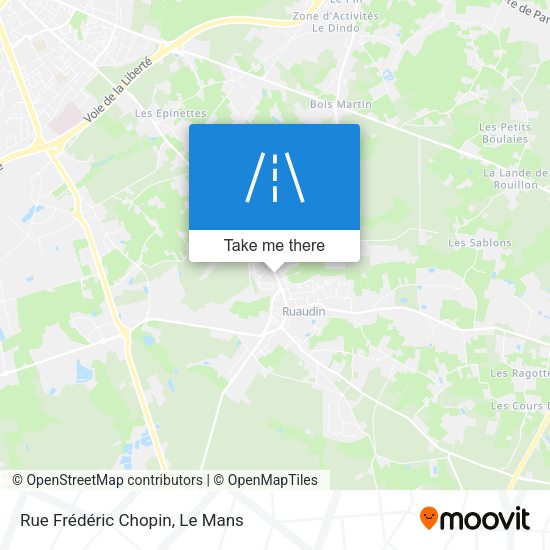 Rue Frédéric Chopin map