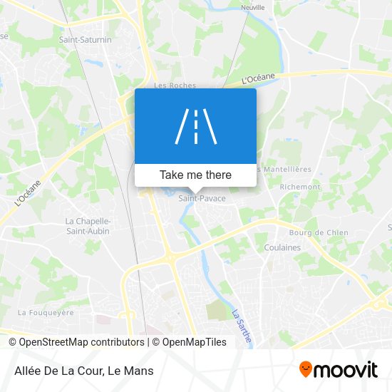 Allée De La Cour map