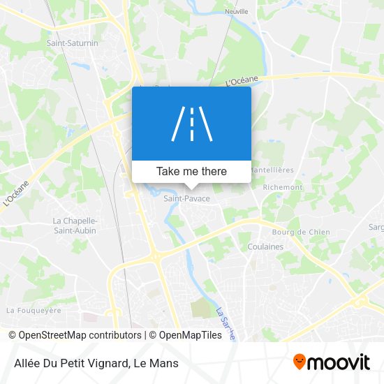 Allée Du Petit Vignard map