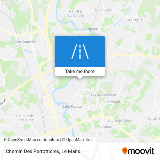 Chemin Des Perrottières map