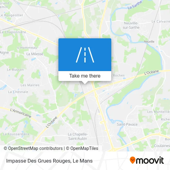 Impasse Des Grues Rouges map