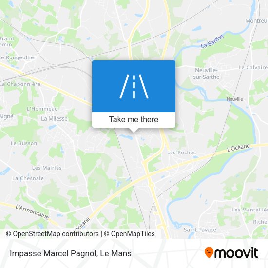 Impasse Marcel Pagnol map