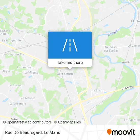 Rue De Beauregard map