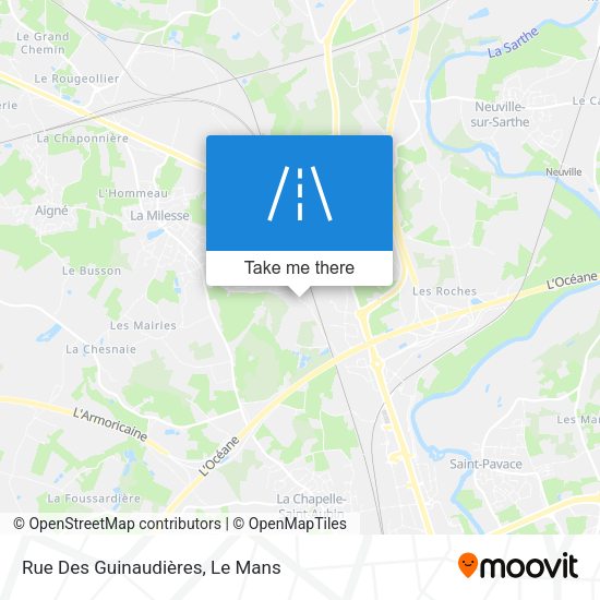 Rue Des Guinaudières map