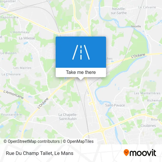 Mapa Rue Du Champ Tallet