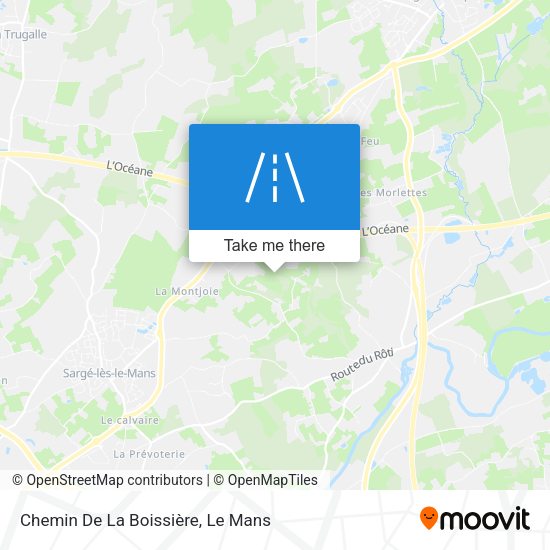 Chemin De La Boissière map