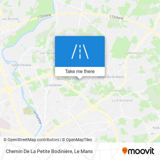 Chemin De La Petite Bodinière map