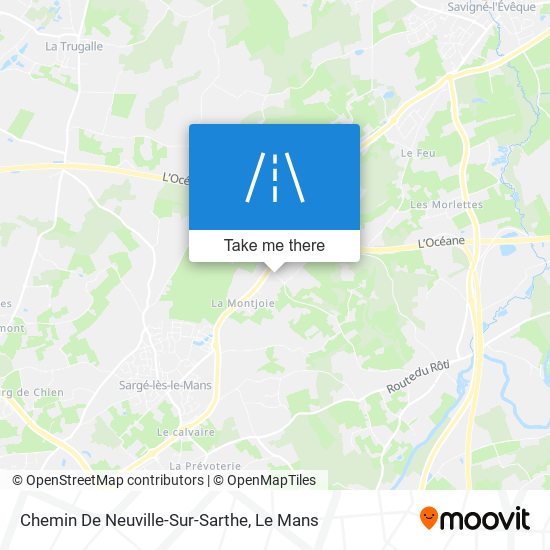 Chemin De Neuville-Sur-Sarthe map
