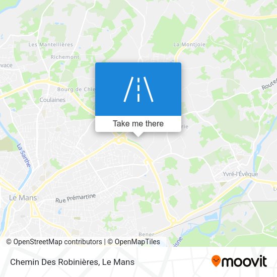 Chemin Des Robinières map