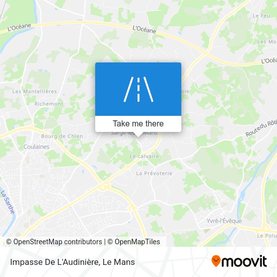 Impasse De L'Audinière map
