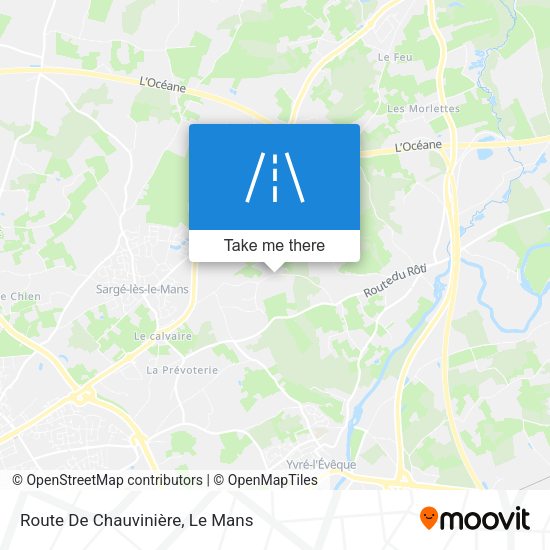 Route De Chauvinière map
