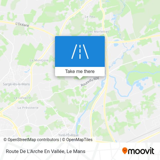 Route De L'Arche En Vallée map
