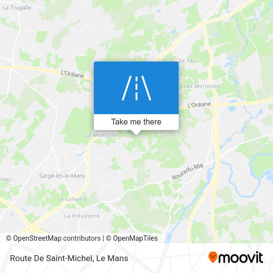 Route De Saint-Michel map