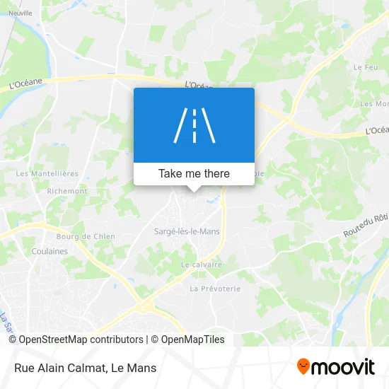 Mapa Rue Alain Calmat